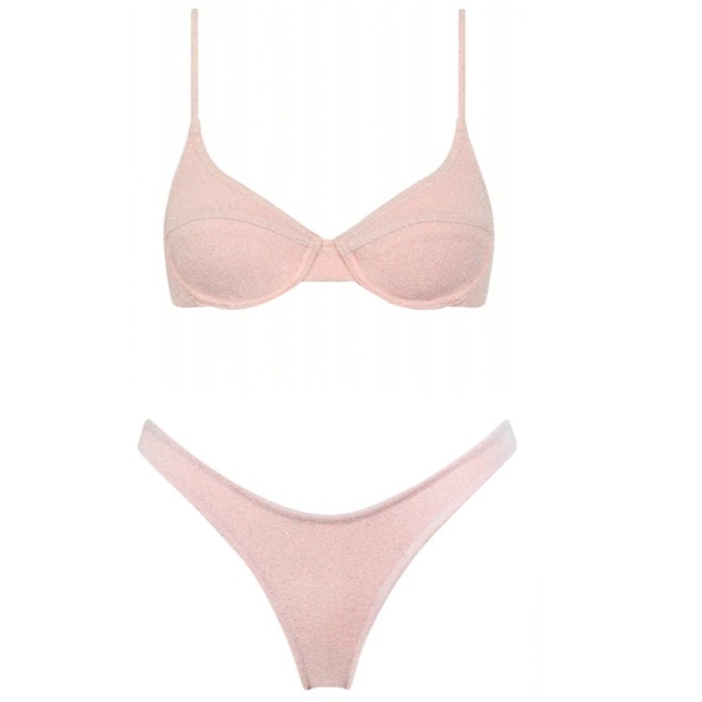 LINA - BLUSH Triangle Bikini Set!! NWT never worn!